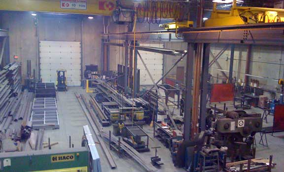 Rio Welding's 10,000 square foot metal fabricaiton facility in Concord, Ontario